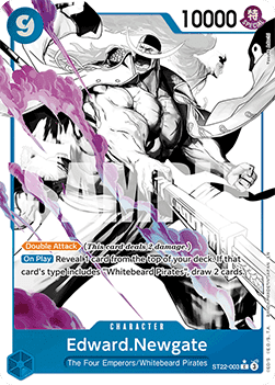 Edward.Newgate (ST22-003) (V.2) - Starter Deck: EX Ace & Newgate (Alternate Art) [ST-22-003]