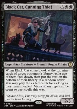 Black Cat, Cunning Thief - Marvel's Spider-Man (Rare) [SPM-52]