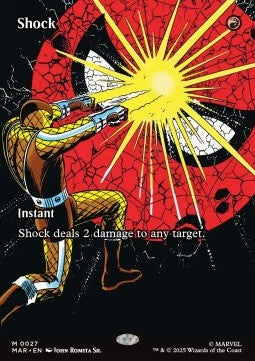 Shock - Marvel's Spider-Man: Source Material Cards (Mythic) [MAR-27]