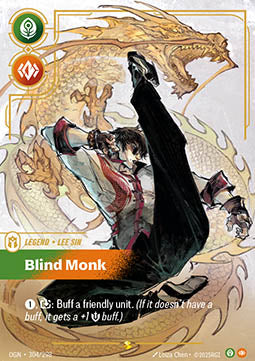 Lee Sin, Blind Monk (V.2 - Showcase) - Origins (Showcase) [OGN-304]