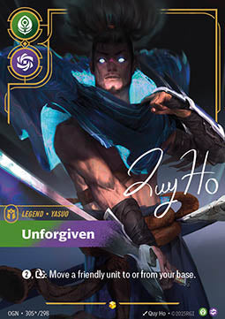 Yasuo, Unforgiven (V.3 - Signed Showcase)
