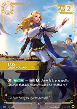 Lux, Crownguard - Proving Grounds (Epic) [OGS-014]