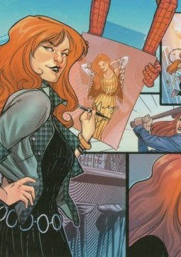 Art Series: Mary Jane Watson (V.1) - Marvel's Spider-Man: Extras (Tip Card) [XSPM-A50]