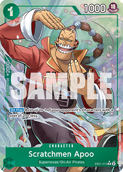 Scratchmen Apoo (EB01-015) (V.2) - The Best Vol.2 (Alternate Art) [PRB02-EB01-015]