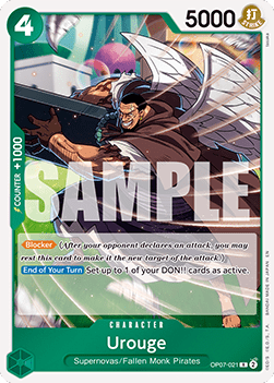 Urouge (OP07-021) (V.1) - The Best Vol.2 (Rare) [PRB02-OP07-021]