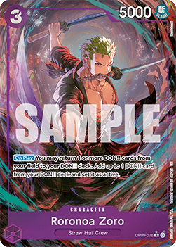 Roronoa Zoro (OP09-076) (V.2) - The Best Vol.2 (Alternate Art) [PRB02-OP09-076]