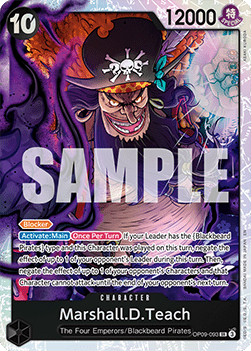 Marshall.D.Teach (OP09-093) - The Best Vol.2 (Super Rare) [PRB02-OP09-093]