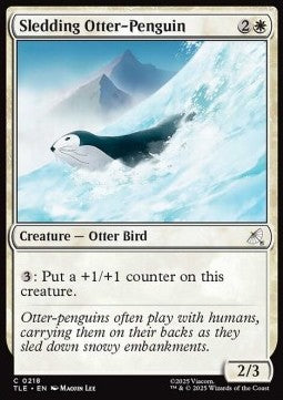 Sledding Otter-Penguin (V.1) - Avatar: The Last Airbender: Eternal (Common) [TLE-218]