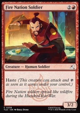 Fire Nation Soldier (V.1) - Avatar: The Last Airbender: Eternal (Common) [TLE-238]