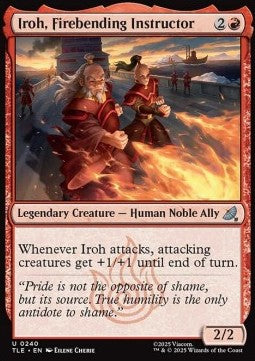 Iroh, Firebending Instructor (V.1) - Avatar: The Last Airbender: Eternal (Uncommon) [TLE-240]