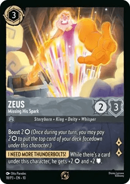 Zeus - Missing His Spark - Promos Year 3 (Promo) [PR3-18]