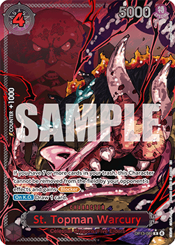 St. Topman Warcury (OP13-089) (V.3) - Carrying on his Will (Special Rare) [OP13-089]