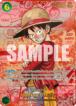Monkey.D.Luffy (OP13-118) (V.5) - Carrying on his Will (Manga Rare) [OP13-118]