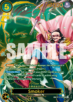 Smoker (OP10-030) - Carrying on his Will (Special Rare) [OP13-OP10-030]