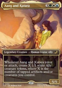 Aang and Katara - Avatar: The Last Airbender: Eternal (Rare) [TLE-69]