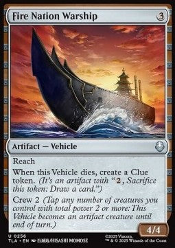Fire Nation Warship - Avatar: The Last Airbender (Uncommon) [TLA-256]