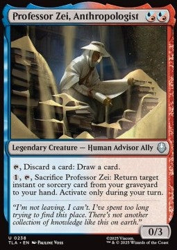 Professor Zei, Anthropologist - Avatar: The Last Airbender (Uncommon) [TLA-238]