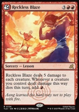 Reckless Blaze (V.1) - Avatar: The Last Airbender: Eternal (Rare) [TLE-124]