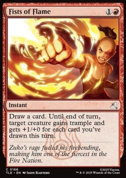 Fists of Flame - Avatar: The Last Airbender: Eternal (Common) [TLE-166]