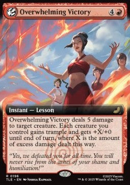 Overwhelming Victory (V.2) - Avatar: The Last Airbender: Eternal (Rare) [TLE-196]
