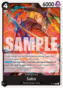 Sabo (P-105) (V.1) - Promos (Promo) [P-105]
