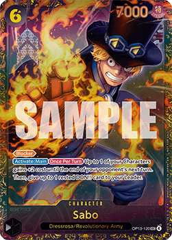 Sabo (OP13-120) (V.1) - Special Tournament Promos (Secret Rare) [STP-OP13-120]