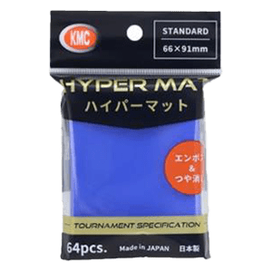 64 KMC Hyper mat Sleeves (Aqua)