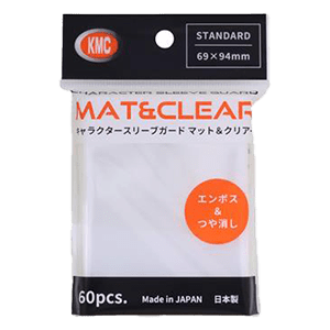 60 KMC Mat & Clear Character Sleeve Covers (Version 2)