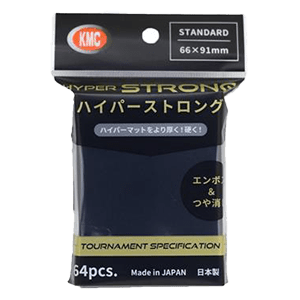 80 KMC Hyper Strong Sleeves (Black) (Version 2)