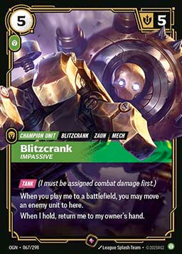Blitzcrank, Impassive - Origins: Promos (Rare) [OGNX-067]