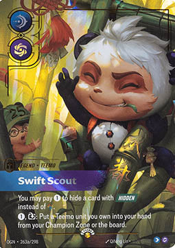 Teemo, Swift Scout (V.2 - Showcase) - Origins: Promos (Showcase) [OGNX-263a]