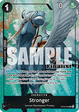 Stronger (OP09-089) (V.2) - Special Tournament Promos (Uncommon) [STP-089]