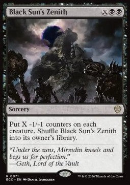 Black Sun's Zenith - Commander: Lorwyn Eclipsed (Rare) [ECC-71]