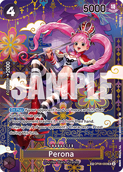 Perona (OP06-093) - The Azure Sea's Seven (Special Rare) [OP14-OP06-093]