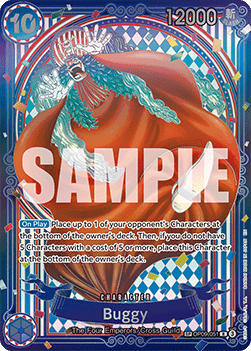 Buggy (OP09-051) (V.2) - The Azure Sea's Seven (Special Rare) [OP14-OP09-051]