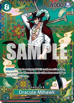 Dracule Mihawk (OP12-030) - The Azure Sea's Seven (Special Rare) [OP14-OP12-030]