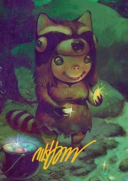 Art Series: Glister Bairn (V.2) - Lorwyn Eclipsed: Extras (Tip Card) [XECL-A23]