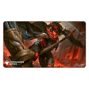 Commander Series 7: "Karlach, Fury of Avernus" Ultra Pro Stitched Playmat - Magic the Gathering Products
