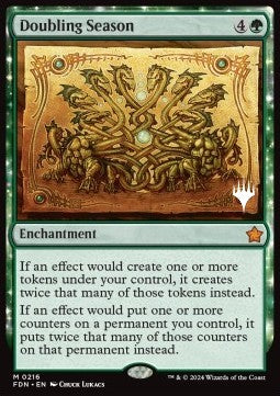 Doubling Season - Lorwyn Eclipsed: Promos (Mythic) [PECL-216]