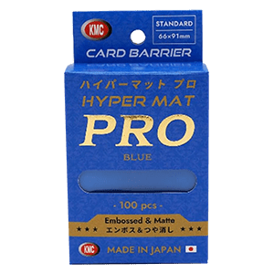 100 KMC Hyper mat PRO Sleeves (Blue)