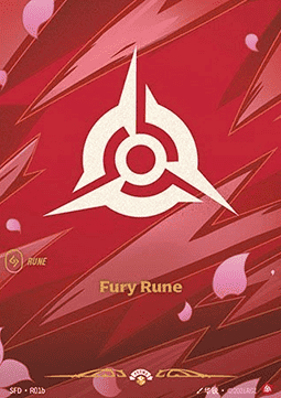 Fury Rune - Spiritforged: Promos (Showcase) [SFDX-R01b]