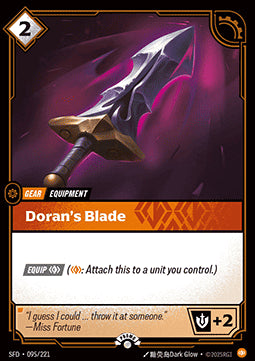 Doran's Blade - Spiritforged: Promos (Common) [SFDX-095]