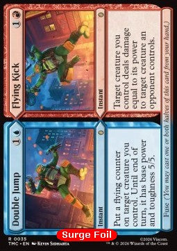 Double Jump // Flying Kick - Commander: Teenage Mutant Ninja Turtles: Extras (Rare) [XTMC-35]