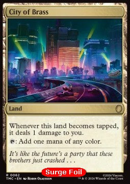 City of Brass - Commander: Teenage Mutant Ninja Turtles: Extras (Rare) [XTMC-62]