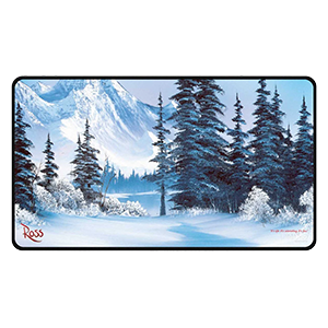 Ultra Pro "Bob Ross Winter Paradise" Stitched Playmat