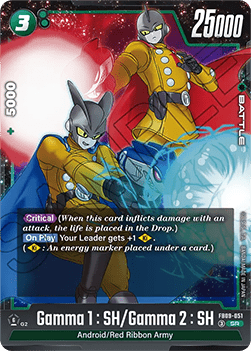 Gamma 1 : SH/Gamma 2 : SH (FB09-051)  (V.1 - Super Rare) - Dual Evolution [Fusion World] (Super Rare) [FB09-051]