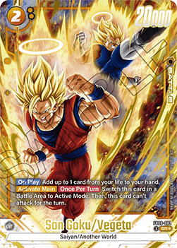 Son Goku/Vegeta (FB09-082) [Fusion World] (V.2 - Alternate Art)