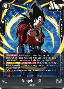 Vegeta : GT (FB09-117) [Fusion World] (V.1 - Super Rare)