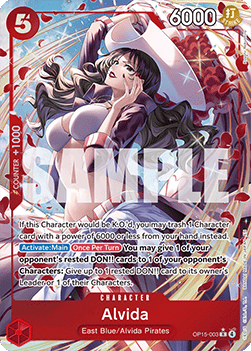 Alvida (OP15-003) (V.2) - Adventure on Kami’s Island (Alternate Art) [OP15-003]