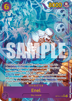 Enel (OP15-118) (V.2) - Adventure on Kami’s Island (Alternate Art) [OP15-118]